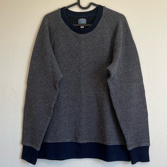 J. Crew Men’s Vintage Fleece Knit Sweater, Size Large - Picture 4 of 11